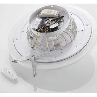 👉 Plafondventilator wit staal Lindby Koray LED