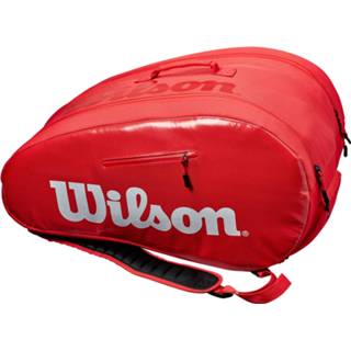 👉 Ballentas One Size rood Wilson Padel Super Tour Bag 97512420167