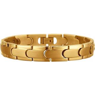 👉 Armband titanium vrouwen goudkleur Magnetic Balance Geelgoudkleur 4055706287664
