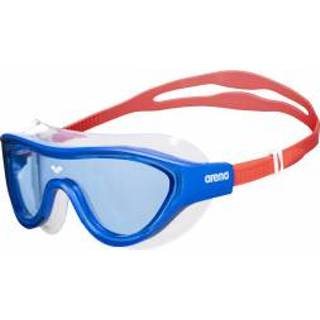 👉 Zwembril blauw grijs rood One Size uniseks Arena - Kid's The Mask maat Size, blauw/grijs/rood 3468336576687