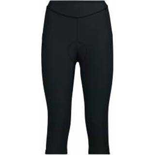 👉 Vaude - Women's Advanced 3/4 Pants IV - Fietsbroek maat 44, zwart