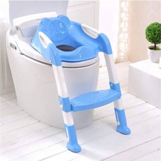 👉 Ladder baby's kinderen 2 Colors Folding Baby Potty Infant Kids Toilet Training Seat with Adjustable Portable Urinal Children
