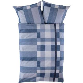 👉 Bedlinne blauw unisex zeer zacht flanel 2-delige set bedlinnen Mina Webschatz 4055706293757