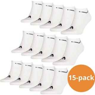 👉 Head Sneaker sokken 15-pack Wit