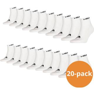 👉 Head Quarter sokken 20-pack Wit