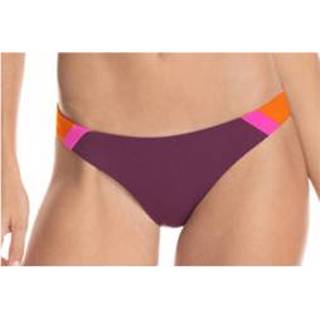 👉 Maaji - Women's Vintage Grape Flirt - Bikinibroekje maat L, beige/purper