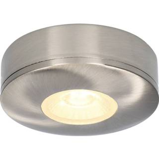 LED Opbouwspot Pavo RVS 3 Watt 2700K 260lm Ø69 mm