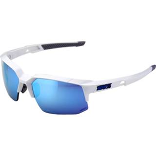 👉 100% Speedcoupe - Hiper Iceberg Blue Mirror Lens - Zonnebrillen