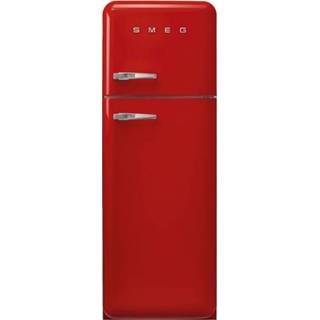👉 Dubbeldeurs koelkast rood a+++ vrijstaand Smeg FAB30RRD5 vrijstaande koelkast, rechtsdraaiend, 8017709297824