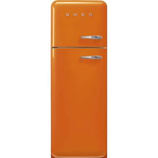 👉 Dubbeldeurs koelkast oranje a+++ vrijstaand Smeg FAB30LOR5 vrijstaande koelkast, linksdraaiend, 8017709297671
