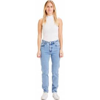 👉 Spijkerbroek 34 vrouwen wit grijs beige KnowledgeCotton Apparel - Women's Iris Mom Jeans Vegan maat Lenght: 32