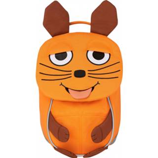 👉 Rugzak One Size uniseks kinderen rood oranje Affenzahn - Kleiner Freund WDR Maus Kinderrugzak maat Size, oranje/rood 4057081106417
