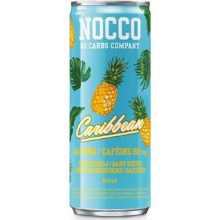 👉 Frisdrank Nocco Caribbean, blikje van 250 ml , pak 12 stuks 7340131600957