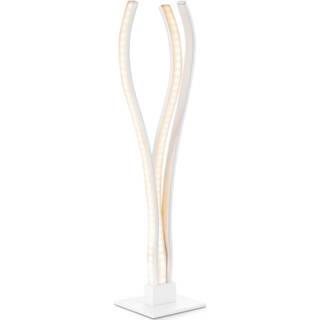 👉 Tafellamp wit aluminium futuristisch LED gentegreerd binnen Sand White Home sweet Tris ↕ 45,5 cm - 8718808122429