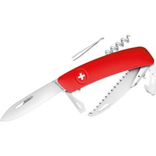 👉 Grijs zwart wit Swiza - Schweizer Messer D05 Mes maat 7,5 cm, zwart/grijs/wit 7640167733712