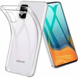 Cover hoes siliconen transparant Samsung Galaxy A71 Back Hoesje - Extra Dun Cover- Case 8720364950439