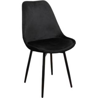 👉 Zwart velvet Custom Made Leaf chair –