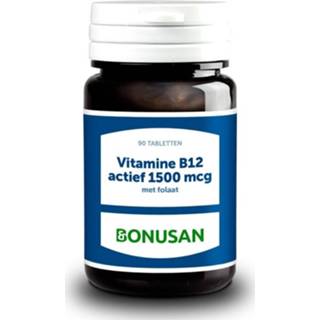 👉 Vitamine Bonusan B12 Actief 1500 Mcg Tabletten 8711827007524