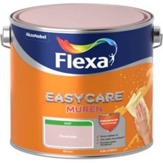 👉 Muurverf mat oudroze Flexa Easycare - 2,5 liter