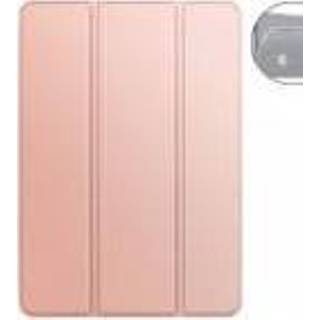 👉 Siliconen hoesje roségoud FONU Dun Tri-Fold Hoes iPad Mini 4 / 5 (2019) - 7.9 inch 6013726559565