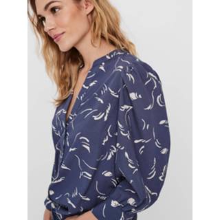 👉 Blous gerecycled materiaal XS vrouwen blauw Blouse 'Odea' 5715095608257