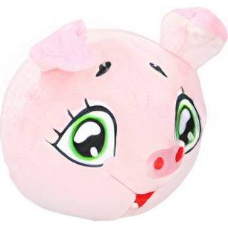 👉 Roze pluche One Size Eddy Toys bal knuffelvarken junior 9 cm 8719817727384