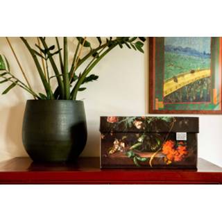 👉 Multi Color karton alle leeftijden rechthoek modern Dutch Design Brand Storage Box Flowers 9789490750893