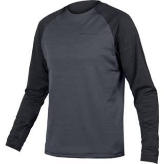 👉 Fiets shirt mannen s zwart Endura - Singletrack Fleece Fietsshirt maat S, 5055939984919
