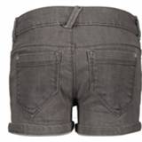 👉 Moodstreet! Meisjes Korte Broek - Maat 152 - Grijs - Jeans