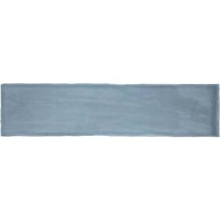 👉 Wandtegel blauw glans keramiek colonial Jabo sky 7.5x30 6013915996904