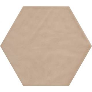 👉 Wandtegel bruin keramiek vodevil Jabo hexagon vision 17.5x17.5 6013932258290