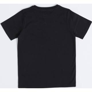 👉 Shirt zwart male jongens T-shirt met frontprint in maat 158/164