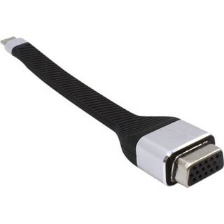 Zwart I-tec USB C naar FHD VGA adapter 8595611703041