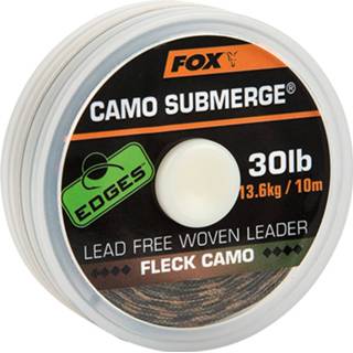 👉 Camo Fox Edges Submerge Lead Free Woven Leader - 30lb 10m 5056212110148