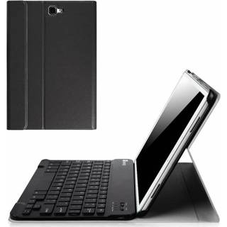 👉 Bluetooth keyboard zwart PU leder Case deluxe voor Samsung Galaxy tab a 10.1 2016 | 8719828022829