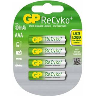 👉 Batterij GP Batteries NiMH / AAA ReCyko 820mAh 1,2V oplaadbaar 4891199089213