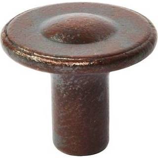 👉 Male Decomode knop rond Rusty 30mm 2st. 8711216474494