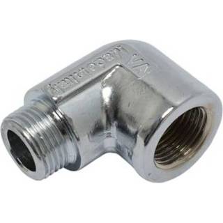 👉 Chroom male Sanivesk draad Knie 1/2:F x 1/2:M 8718848136721