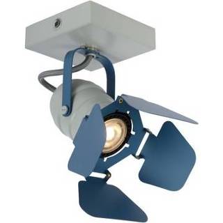 👉 Blauw male kinderen Lucide spot kinderkamer Picto GU10 5411212176929