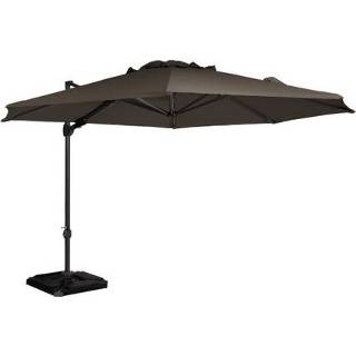 👉 Parasol male Exotan Roma rond dark taupe 8715322100056