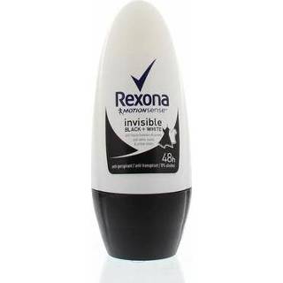 Deodorant zwart wit Rexona roller invisible black & white 50ml