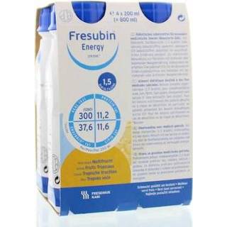 👉 Fresubin Energy drink tropische vruchten 200 ml 4st 2200011918631