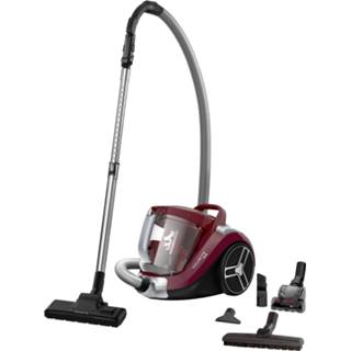 👉 Zwart XXL unisex makkelijk in gebruik Cycloonstofzuiger Compact Power Animal - RO4873 Rowenta zwart/donkerrod 3221614007484