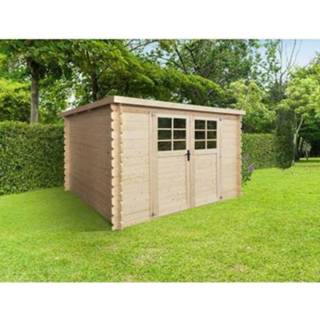 👉 Tuinhuisje hout male Solid tuinhuis Elvenes 7.09m² 298x238cm 5412025889167