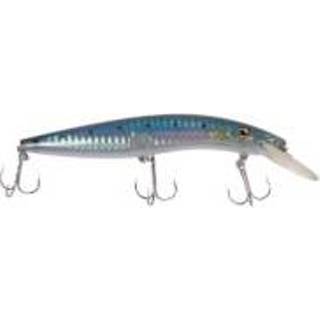 👉 Wit kunstaas roofvis hardbait nieuw zilver Viper - Snake Macky 12.5cm 8718794296180