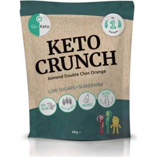 👉 Oranje Go-Keto Crunch - almond orange 10 zakjes 8719831551811