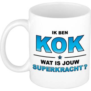 👉 Beker Ik ben kok wat is jouw superkracht kado mok / verjaardag