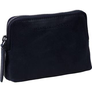 👉 Etui leer nederlands ritssluiting unisex volwassenen blauw Chesterfield Portemonnee RFID Houston Navy 8719241063126