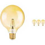👉 Goud Voordeelpak 4x Osram Vintage 1906 LED E27 Globe 4W 824 | Vervanger voor 35W 8719157024488