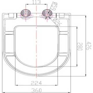 👉 Toilet bril RVS plus wit Toiletbril Plieger Plus-Compact Quick Release 8711238222288